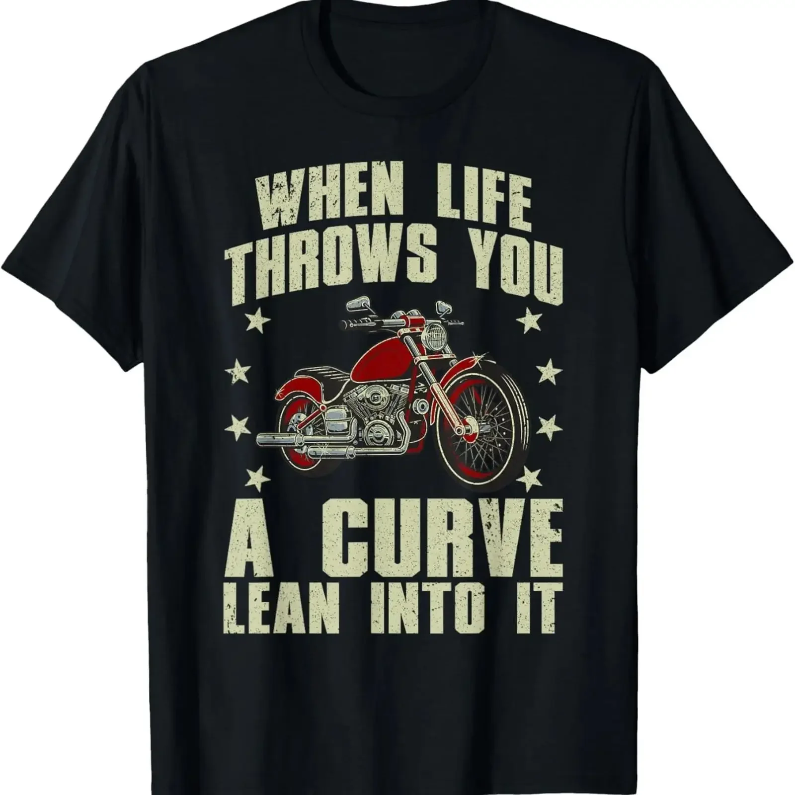 Funny Motorcycle Racer Design For Lover T Shirt vintage Washed Stylish Soft Versatile Stretched Top For Everyday Wear graphic