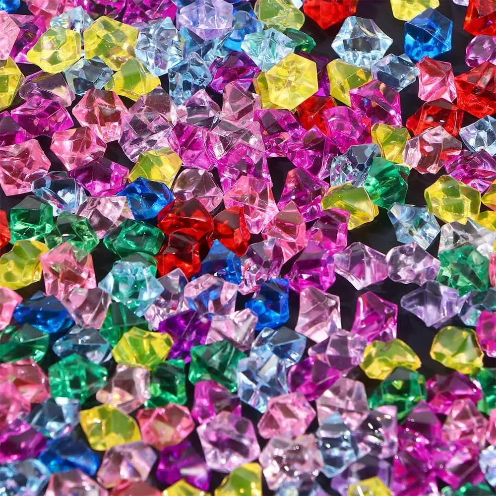 الملونة الاكريليك حوض السمك المشهد DIY بها بنفسك الحرفية خزان الأسماك الديكور الحلي الحصى الأحجار الاصطناعية حصوه زهرية حشو #6