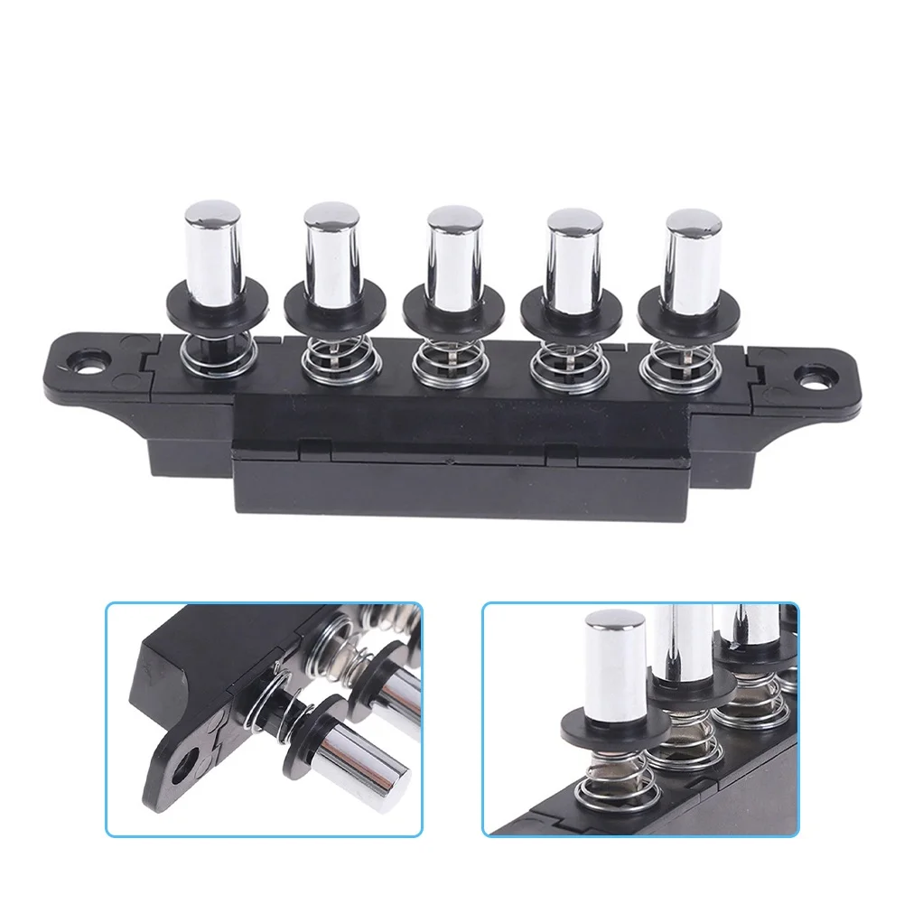 Range Hood Keyboard Switch 5 Key 11x4cm Hard Plastic Pushbutton For Kitchen Appliance Repair Replacement Part Range