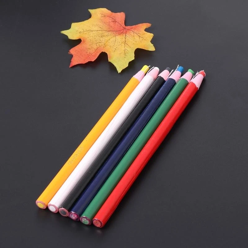C90C 6 Colors Markers For Metal  Fabric China Graph Peel Off Grease Wax Pencil