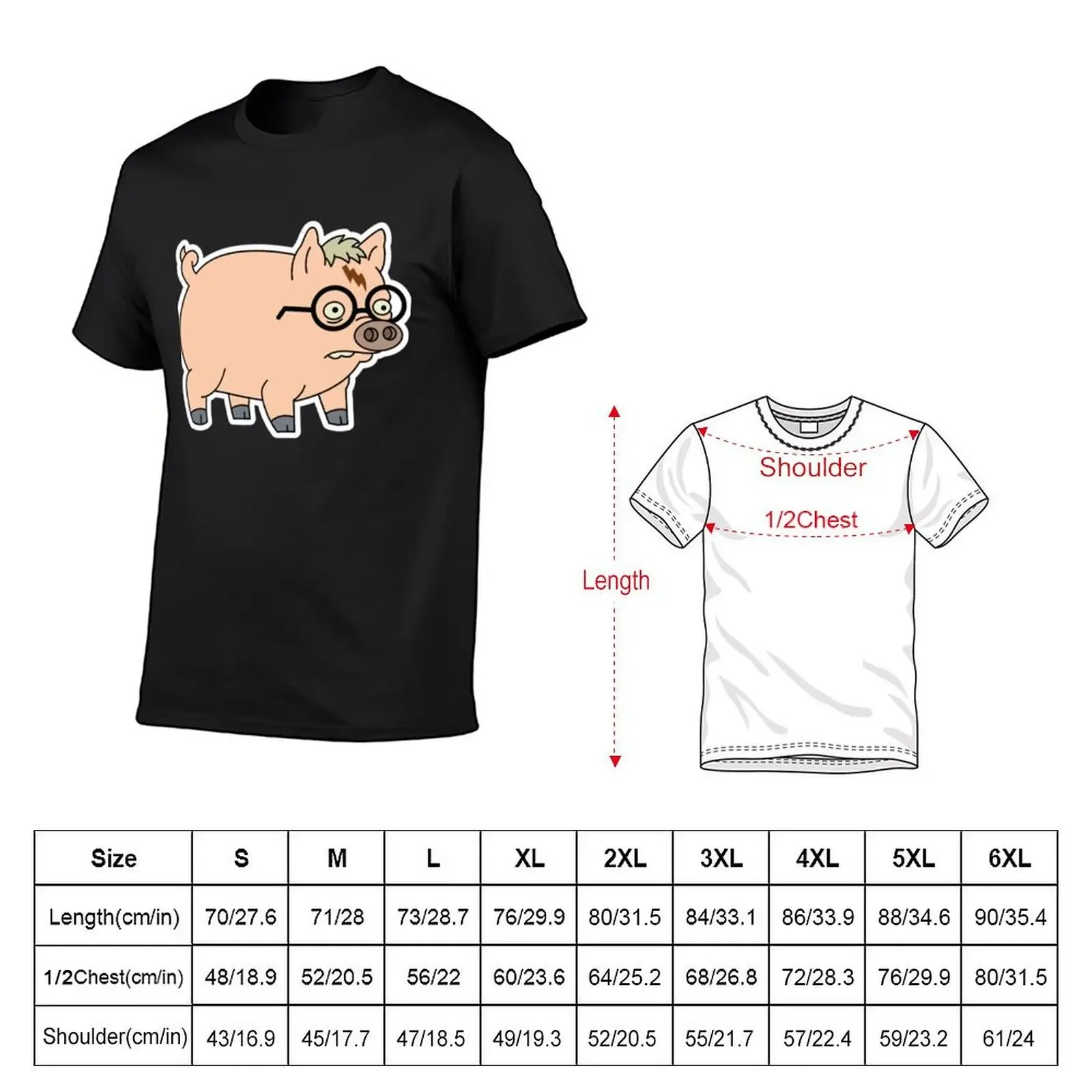 Harry Plopper T-Shirt baggy shirts animal prinfor boys anime t shirts blue archive mens cotton t shirts