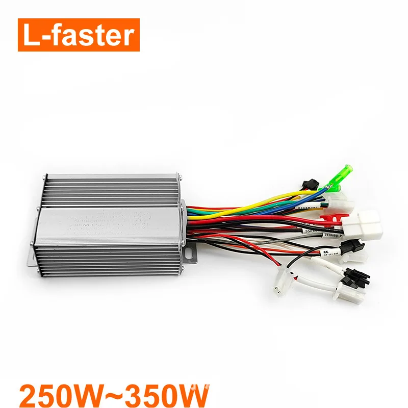 24V36V48V 350W brushless hub motor controller square wave electric reversing scooter to assist cruise