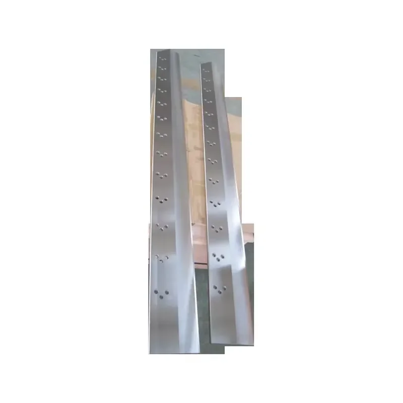 Custom Drawing Services ISO 9001 Certified Industrial Guillotine Blades Cut-Off Knives Wear-Resistant HSS Alloy 89-95HRA