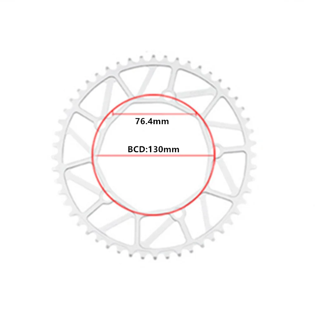 Litepro Bicycle Hollow Integrated 130BCD Crank Chainwheel Folding Bike Single Narrow Wide Chainring Sprocket