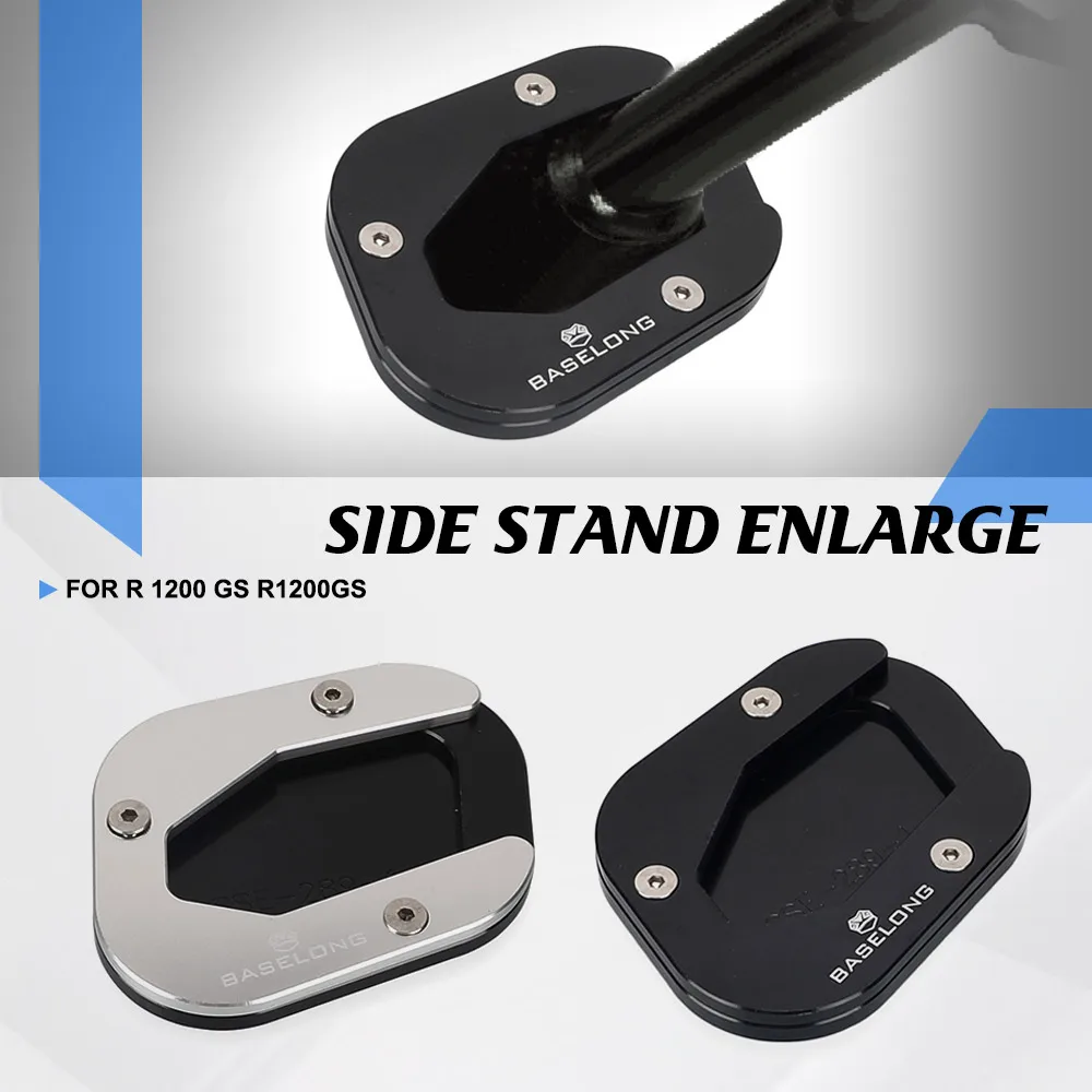 

R 1200 GS 2004 2006 2007 2008 2009 2010 2011 2012 Motorcycle Kickstand Side Stand Enlarge Extension For BMW R 1200 GS R1200GS