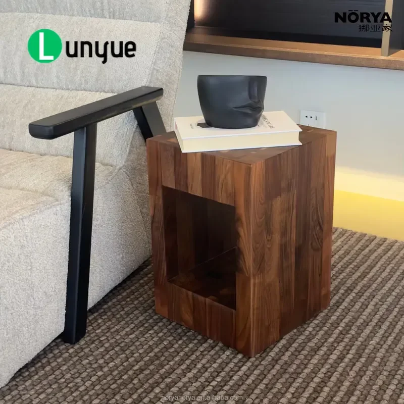 Modern Solid Wood Portable Coffee Table Multifunctional Horizontal Center Table for Living Room Eco Friendly Durable