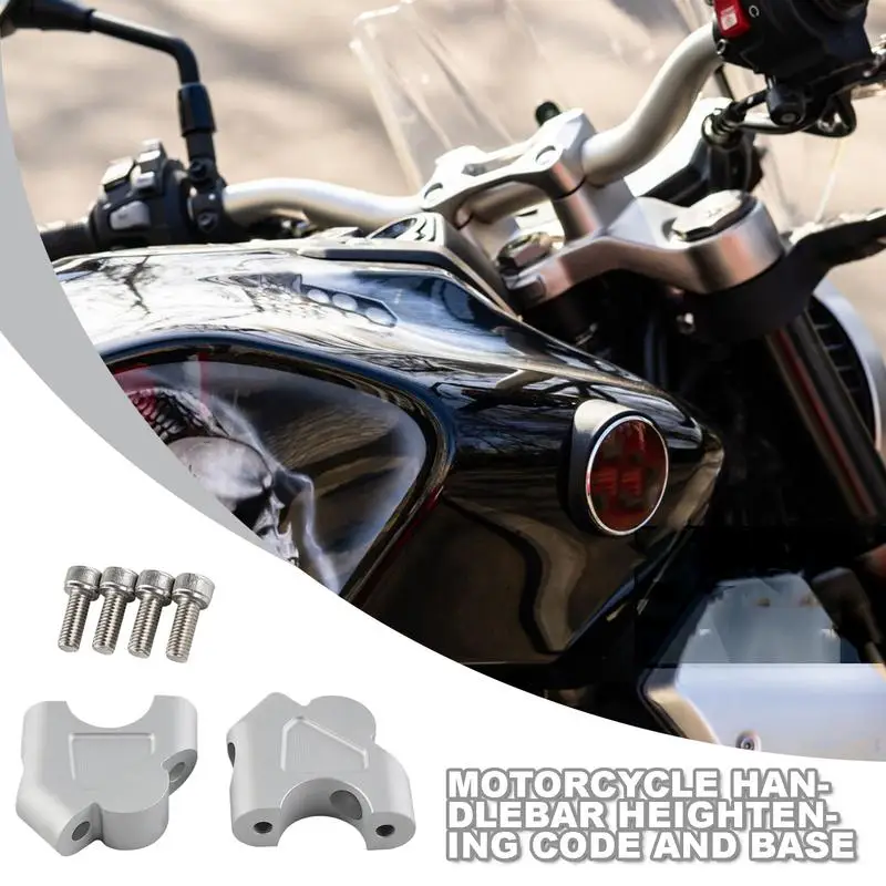 Handlebar Riser Clamp High Strengt Handlebar Clamps Handlebar Risers Bar Mount Wear-Resistant Motorcycle Accessories Handle Bar