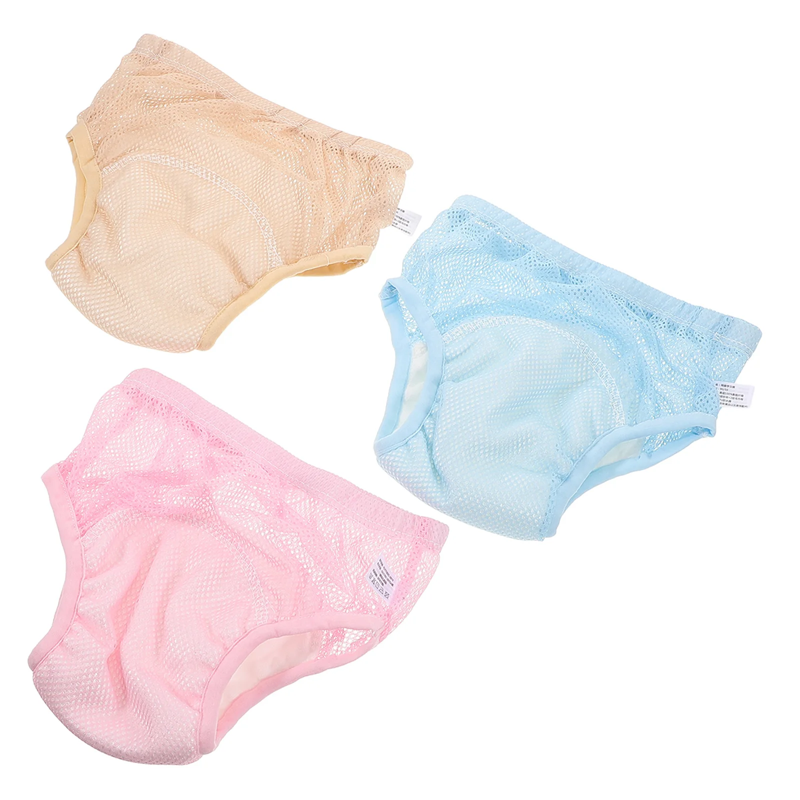 3 pezzi pannolini per bambini pantaloni da allenamento a tenuta stagna pantaloni da allenamento vasino in cotone traspirante per i più piccoli riutilizzabili lavabili neonato