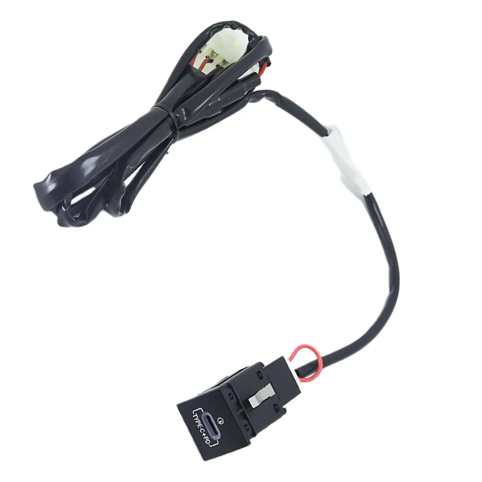 

Car Charger Wiring Harness Premium with LED Atmosphere Indicator Light Car Power