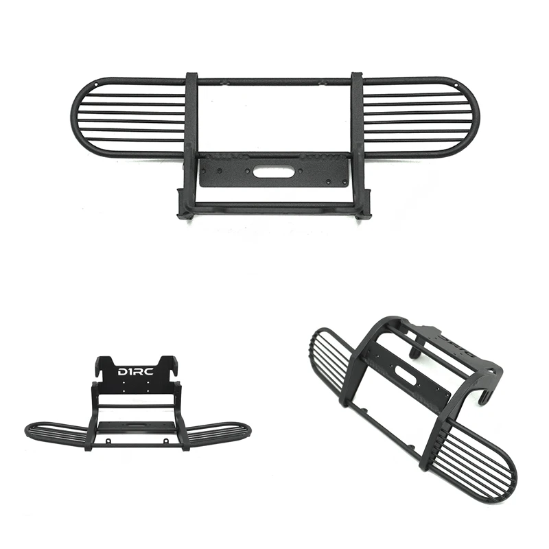 

D1RC Metal Front Bumper Type B Exquisitely Handmade Aluminum Alloy Front Face Protection for 1/10 Land Rover Camel Cup Discovery