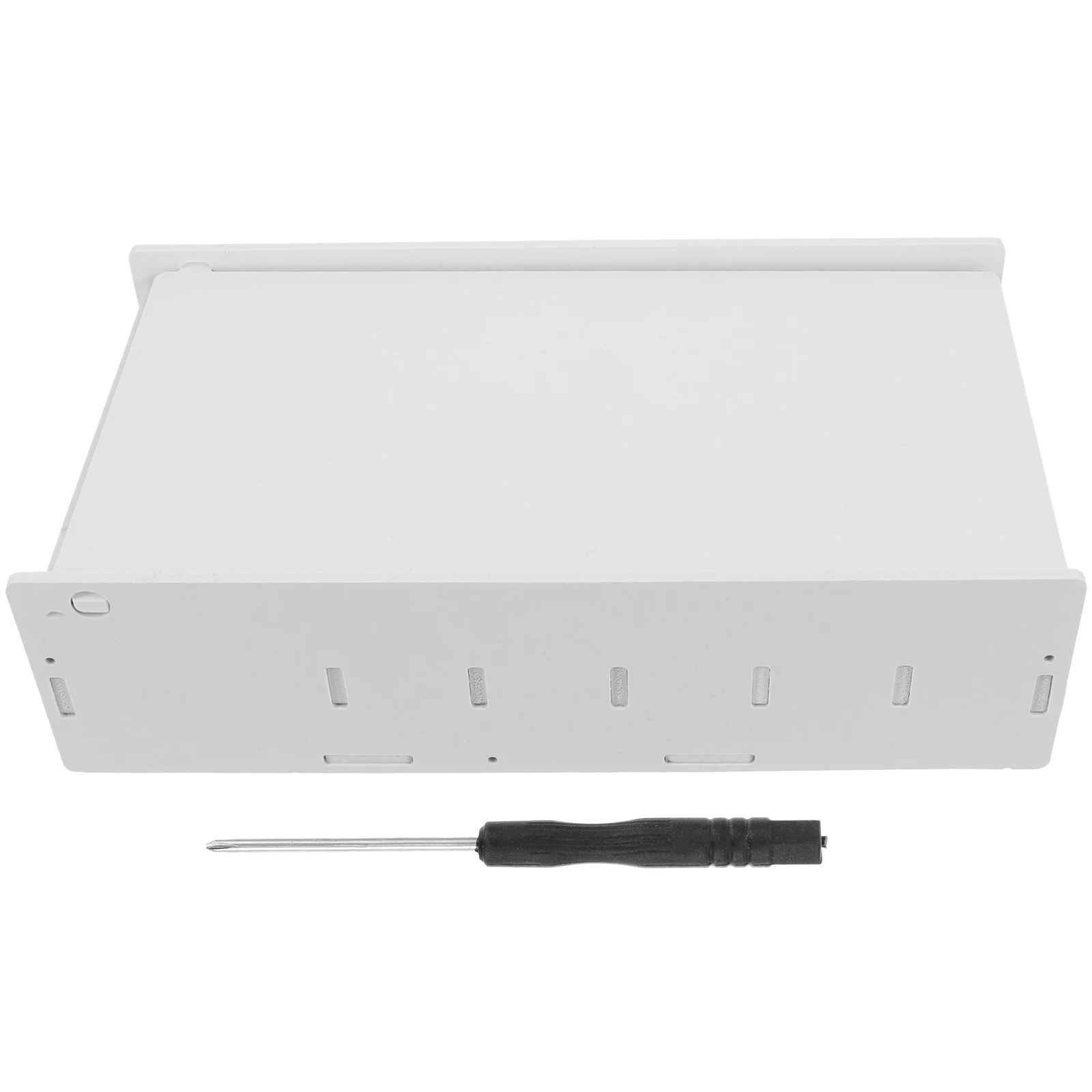 

Desktop Coin Storage Box Bill Organizer Multiple Compartments Cash Receipts Financial Documents Money Tray Sorter