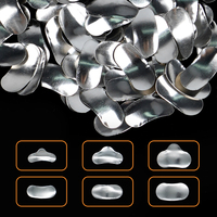 100pcs Dental Matrices 6 Sizes Sectional Contoured Metal Matrix Bands Matrix Rings Full Teeth Replacement Dentsit Oral Care Tool