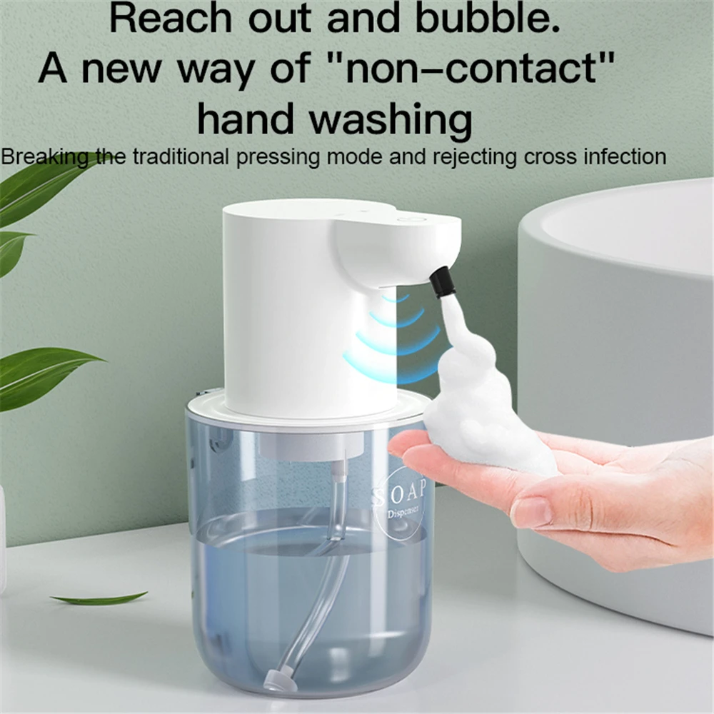 4 Gears Adjustable Soap Distributor Rechargeable Automatic Sensor Foam Generator Creative Wall mount Inductive Liquid Dispenser