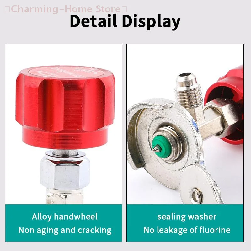 【M】Refrigerant Bottle Opener Universal Opening Valve For Refrigerant Air Conditioner Fluorine Adding Tool