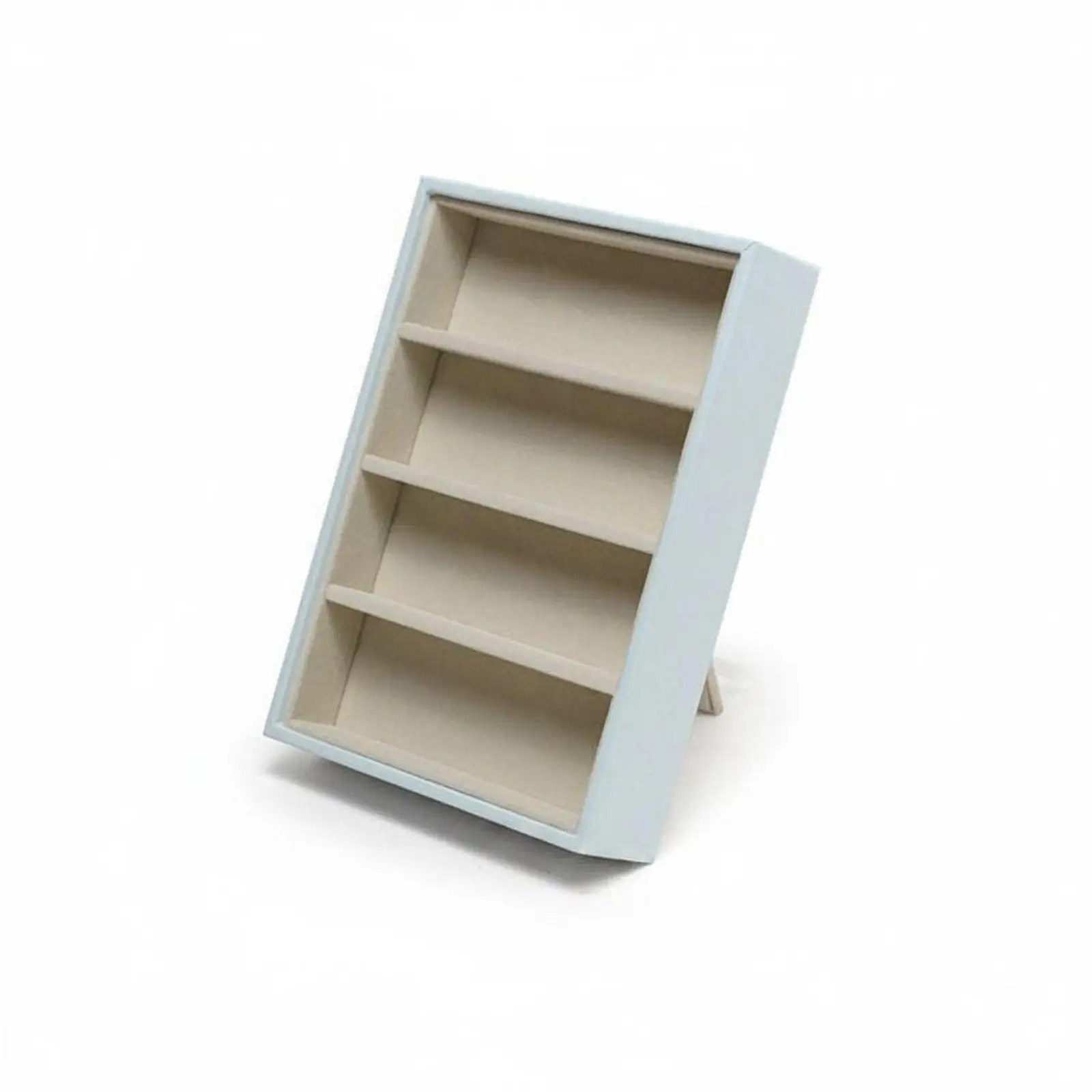 Eyeglass Display Tray Flocked Lining Sunglasses Storage Box Decorative Glasses Holder for Modern Dresser