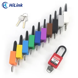 LOTO Manufacturer For Industrial Equipment Lockout Tool,Different Colors Custom 38mm Plastic Shackle Safety Padlock