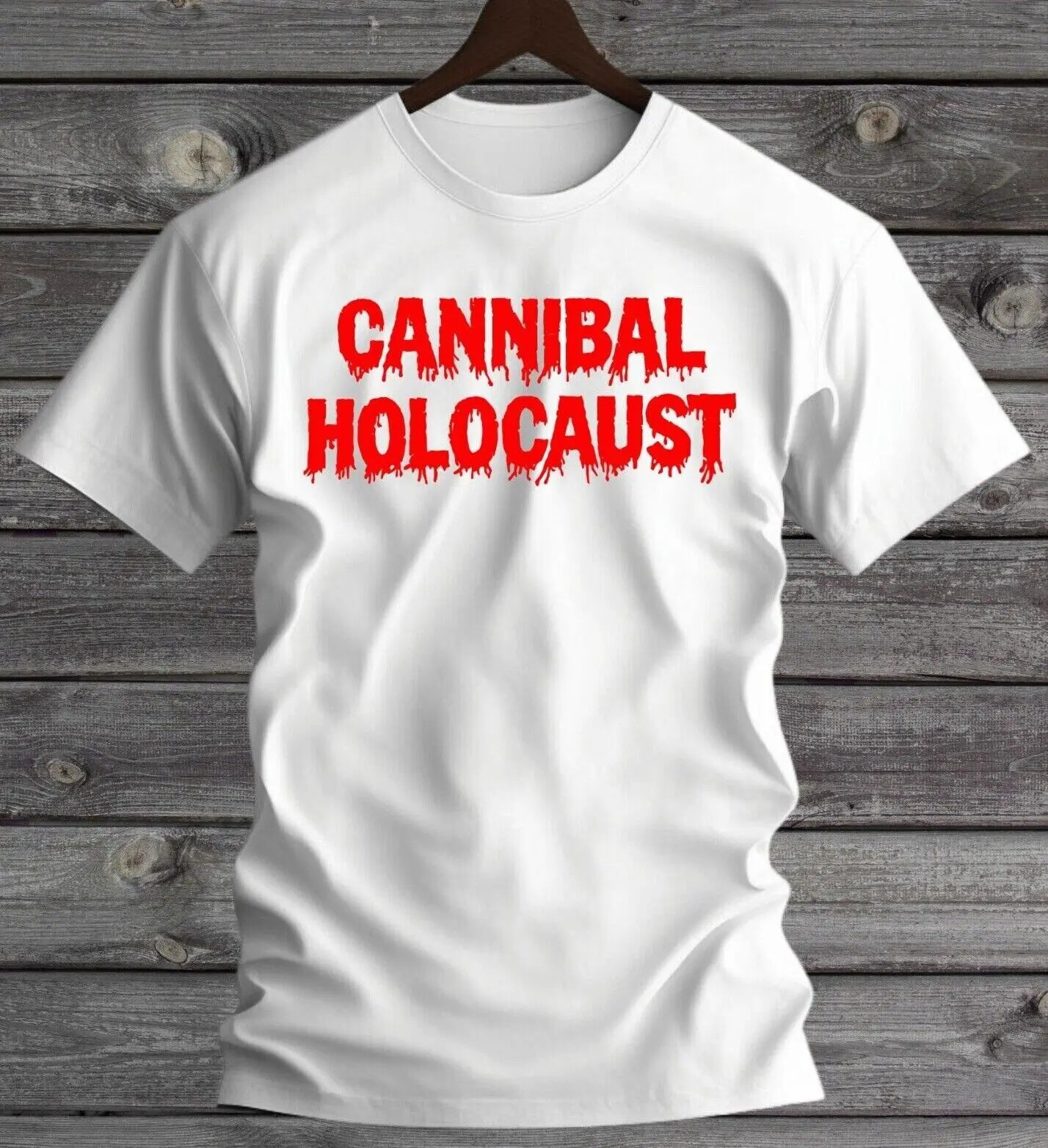 Cannibal Holocaust Movie Horror T-Shirt White S-3XL