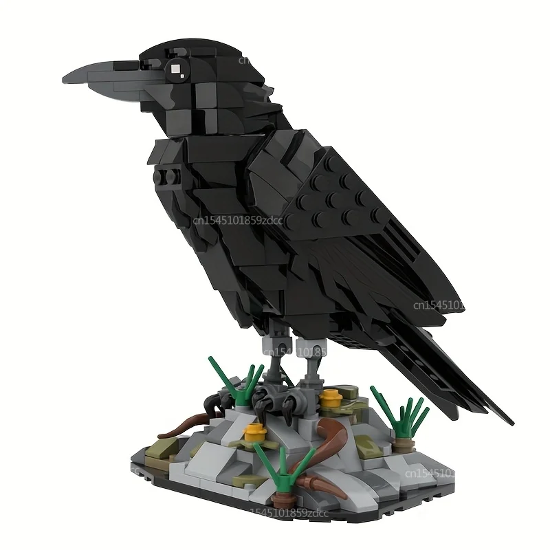 

NEW MOC Animal Raven Building Blocks Set Bird Model Bricks Assembly Toys Birthday Xmas Gift