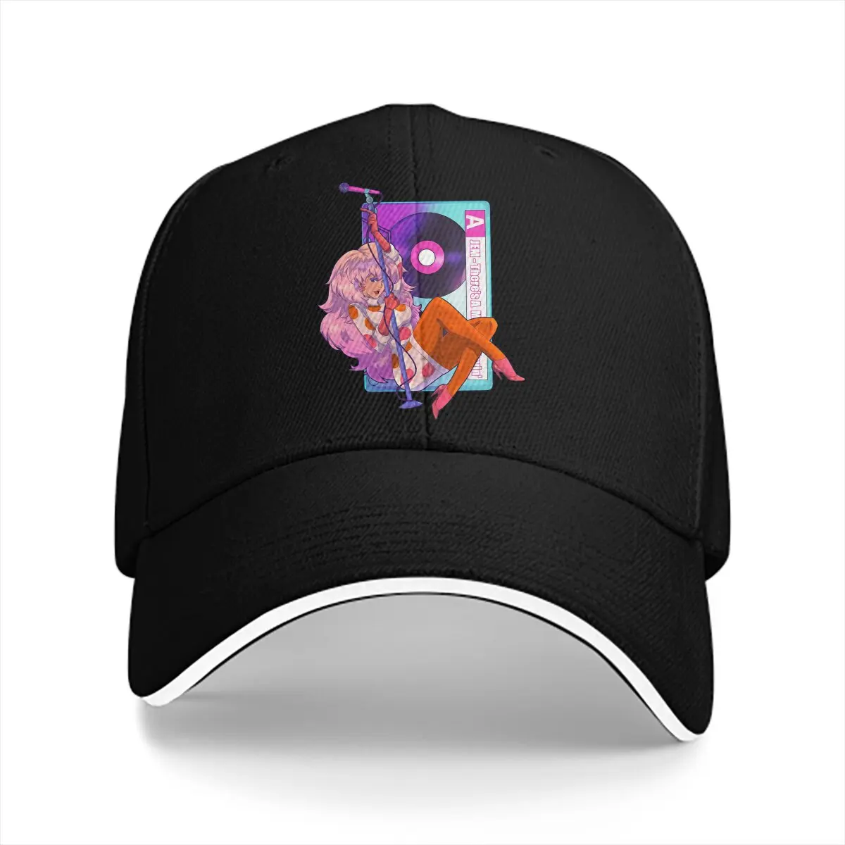 There's a Melody Playin Unisex Baseball Caps Peaked Cap Jem And The Holograms Sun Shade Hats for Men Women