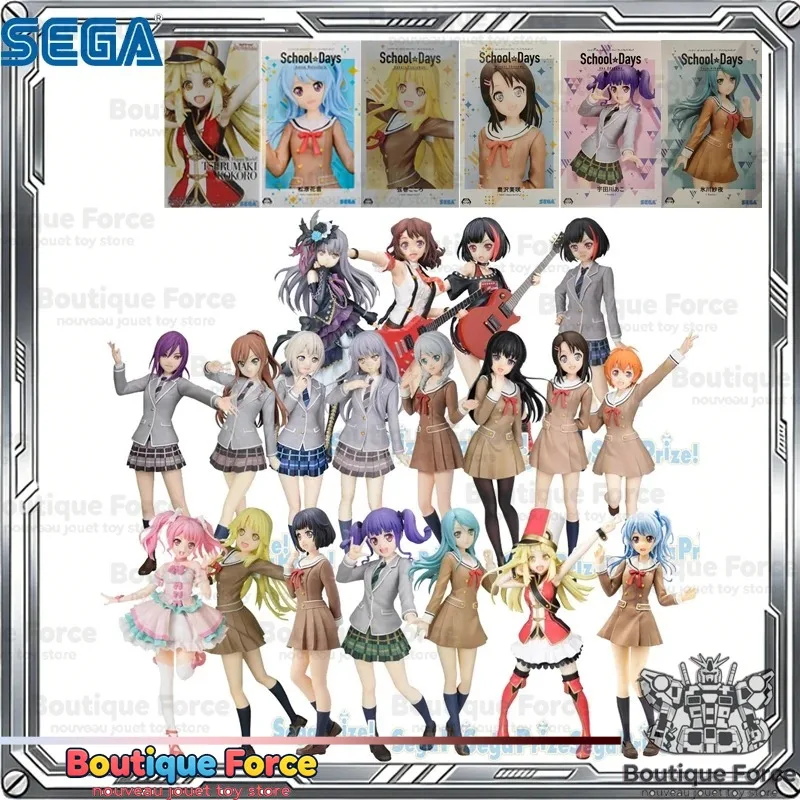

SEGA BanG Dream! Maruyama Aya Matsubara Kanon Minato Yukina Shirokane Rinko Action Figures Genuine Anime School Days