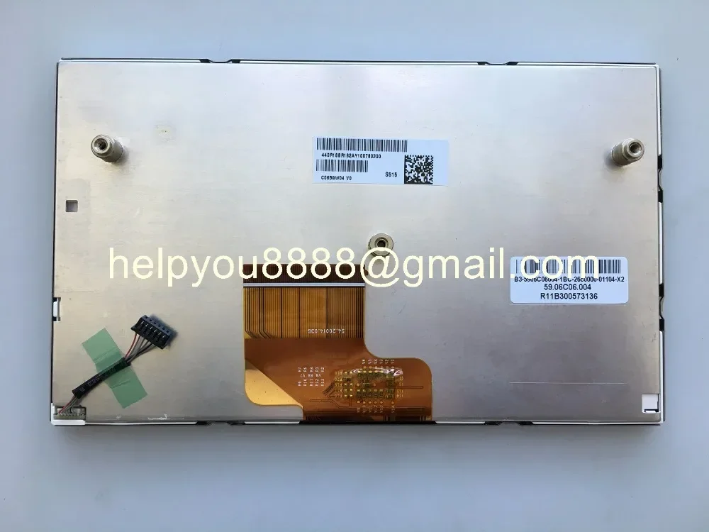 العلامة التجارية الجديدة AUO 6.5 بوصة شاشة الكريستال السائل C065GW04 V0 C065GW04 59.06C06.004 لأودي سيارة لتحديد المواقع والملاحة وحدات LCD #1