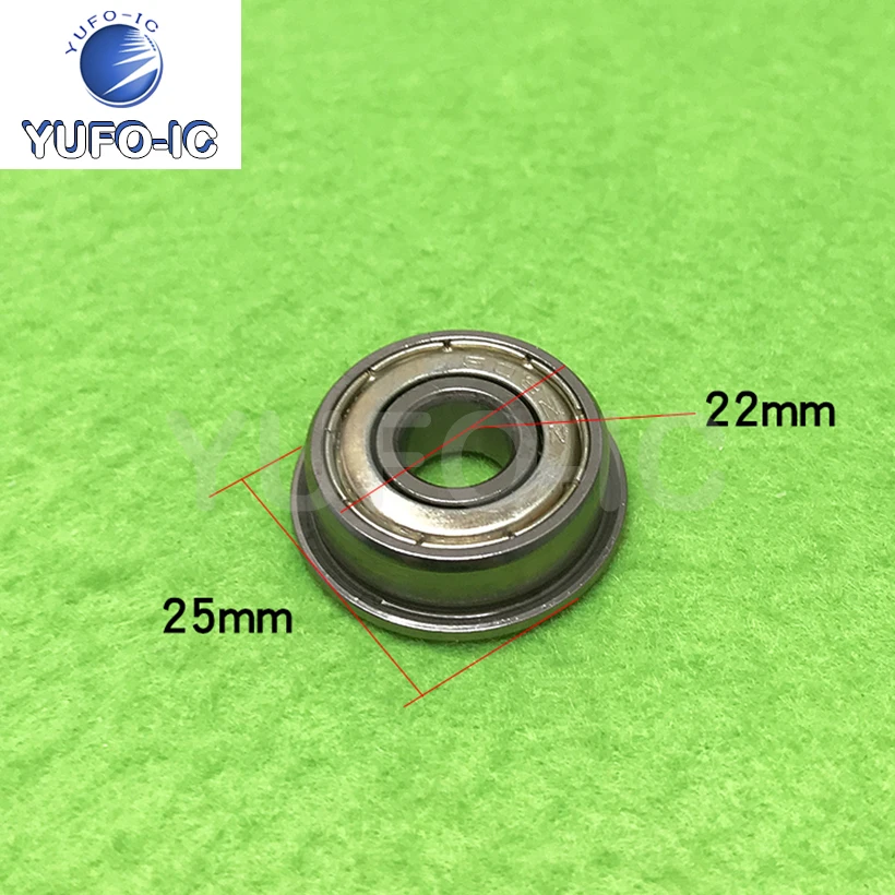 Free Ship 5pcs 3D Printer Accessories Micro Small Flanged Linear Bearings F608ZZ