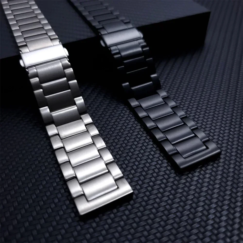 Titanium Metal Watchband Strap For Fossil Band GEN 6 5 5E 44mm GEN 5 LTE 45mm/Carlyle/Julianna HR 22mm Bracelet Luxury Wristband