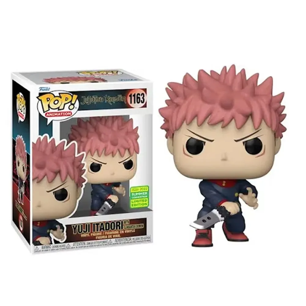 Funko Pop الرسوم المتحركة Jujutsu Kaisen Megumi Fushiguro Satoru Gojo # 1114 يوجي إيتادوري # مجموعة ألعاب شخصيات الحركة من الفينيل 1163