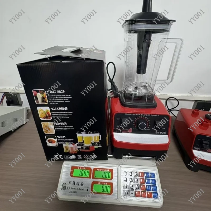 2L Large Capacity Blender Wall Breaker Powerful Electric Mixer for Soup Juice Ice EU Plug