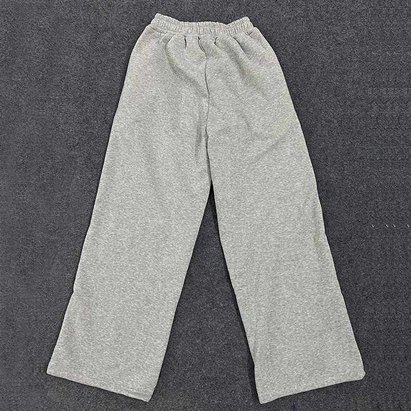 Harajuku Kreatywne Spodnie Damskie z Wzorem Liter, Luźne, Proste, w Stylu Amerykańskim, Jesienne, Vintage, w Paski, Dresowe, Lata 2000