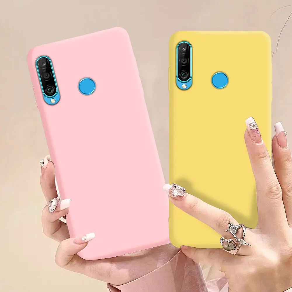 Neue Flüssigsilikon-Handyhülle für Huawei P30 Lite, weiches flüssiges Silikon, Silikon, schützt die Original-Rückseite – Detail 15