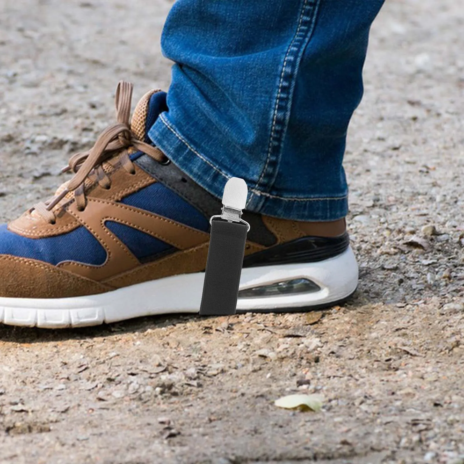 4 stuks elastische broekclips verstelbare winddichte sneeuwdichte laarzen riemen bevestigingsmiddelen houder voor buitenactiviteiten elastische bevestigingsmiddelen