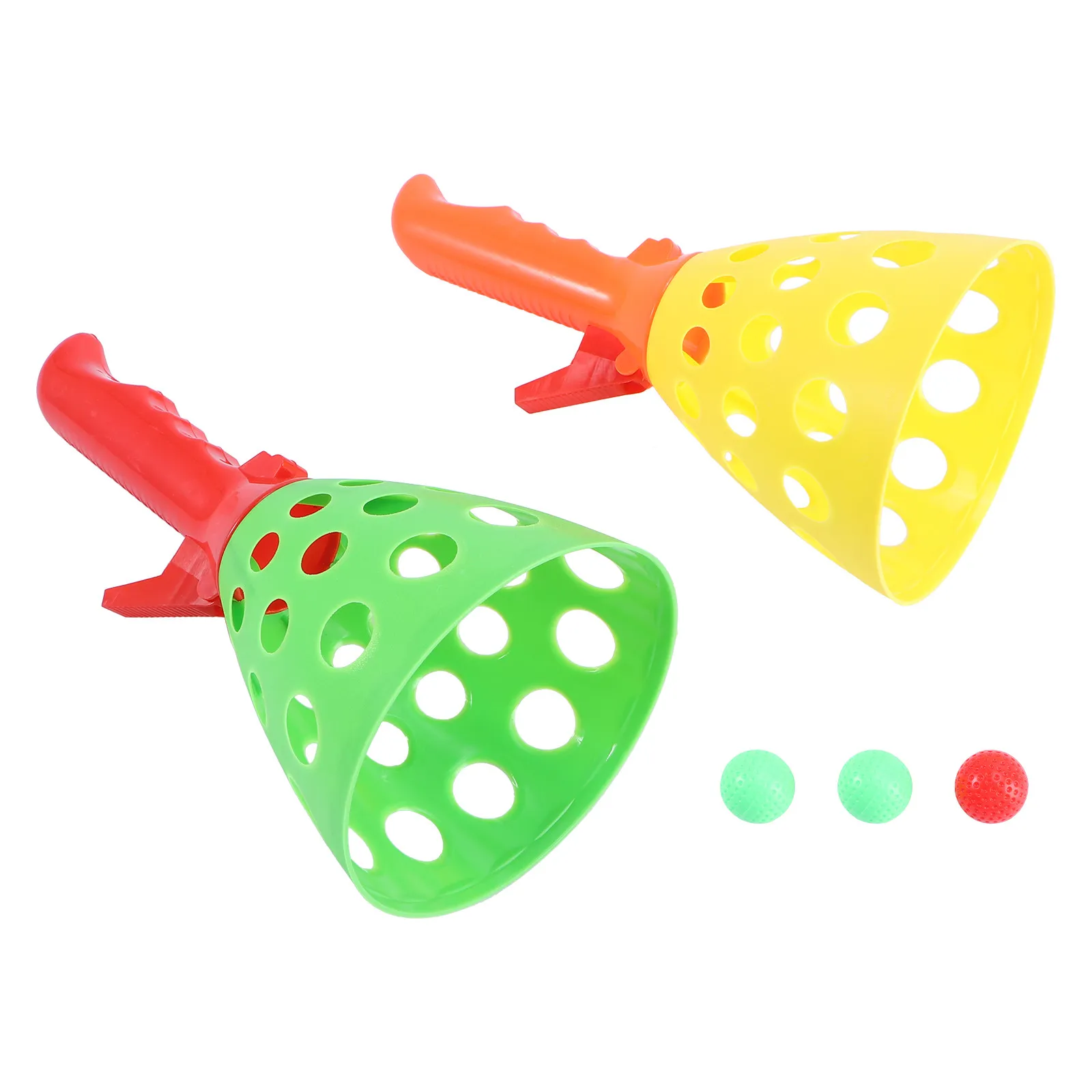 Set Toss Ball Brackets Two Balls Healthy Plastic Children Outdoor Play Entertainment Toss Ball