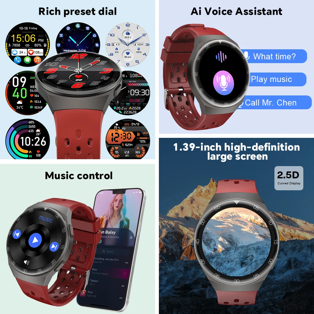 LIGE Fashion Smart watch Men IP67 Waterproof Sports Fitness Tracker Bluetooth Call Health monitor Men Smartwatch For IOS Android