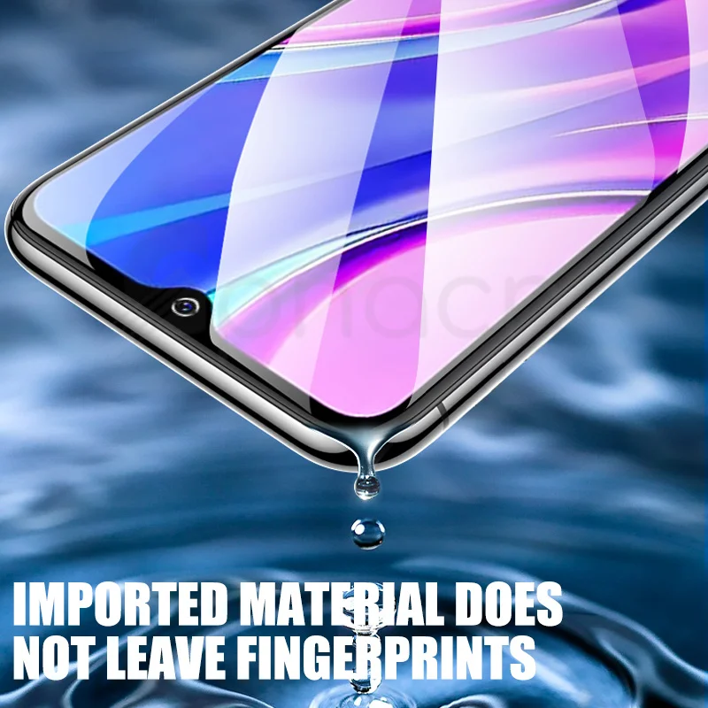 9D Volledige Cover Gehard Glas Voor Xiaomi Redmi 9 9A 9C 9i 9T 8 8A 9AT 10X Screen Protectors op Redmi Note 9 8 Pro 8T 9T 9S Film