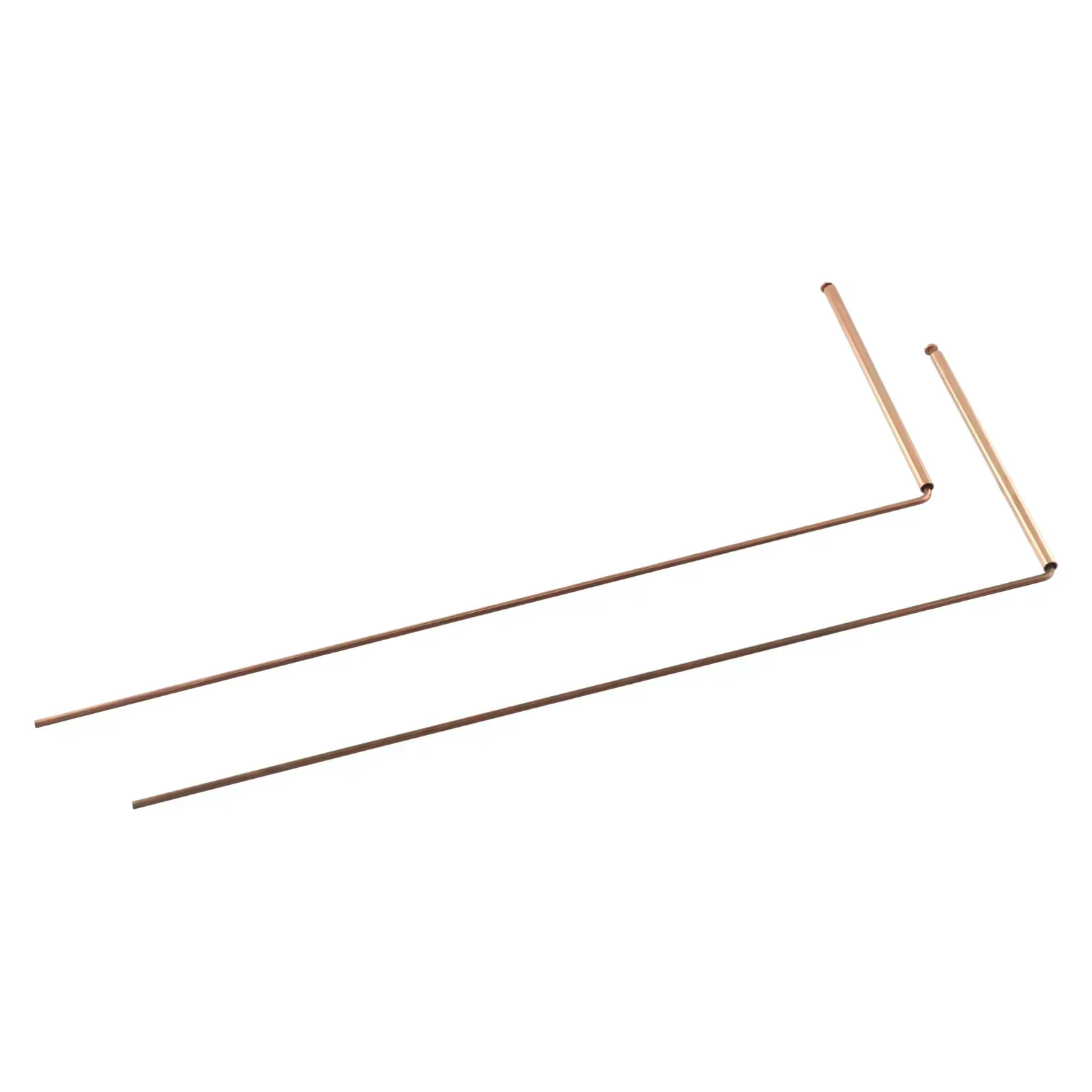 2PC Copper Probing Rod Dowsing Rods 99.9% Copper Adjustable Handheld Searching Rod Tool For Water Detection Treasure Buried Item