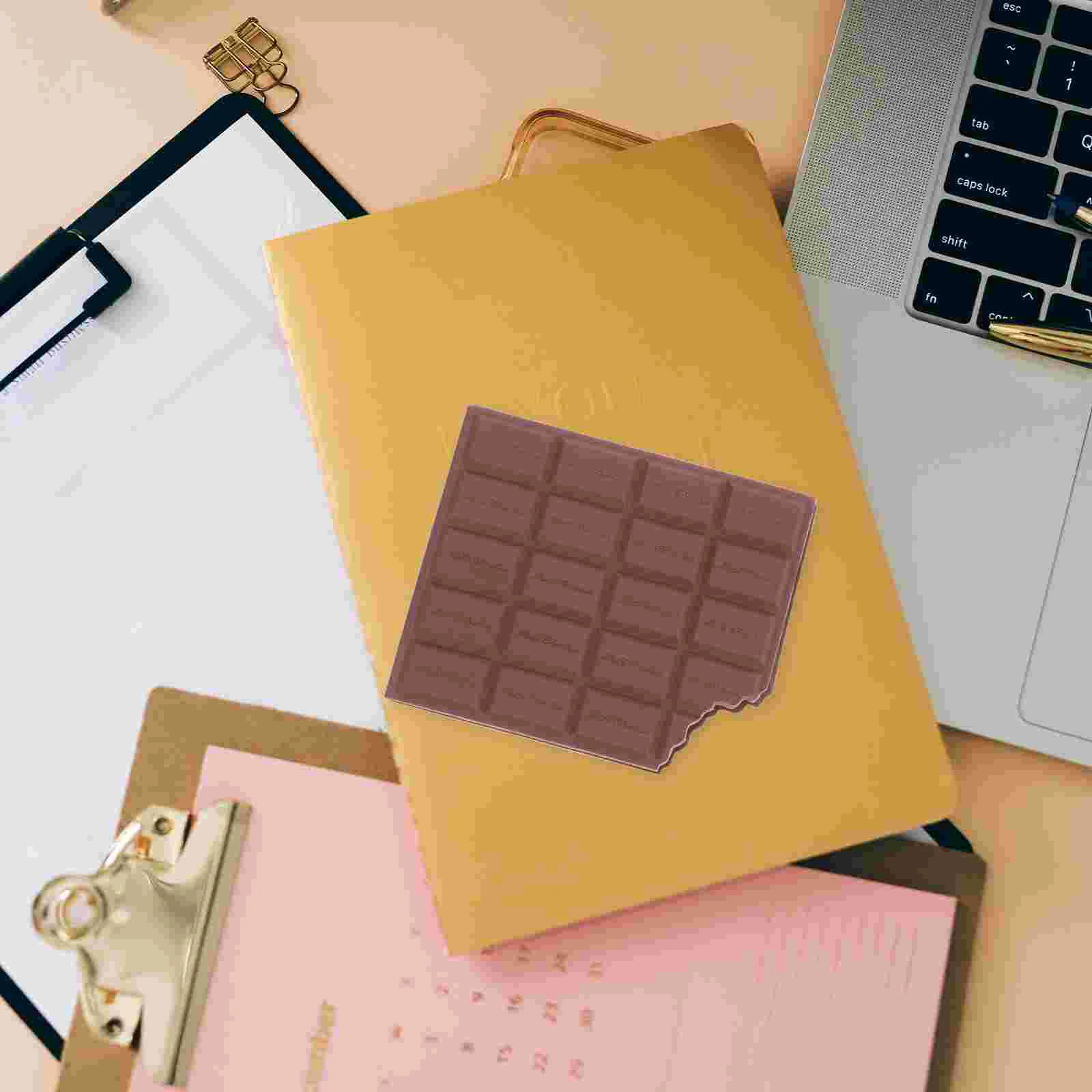 2 Pcs Sticky Tabs Scented Chocolate Notes Granny Office Creative Self-stick Pads