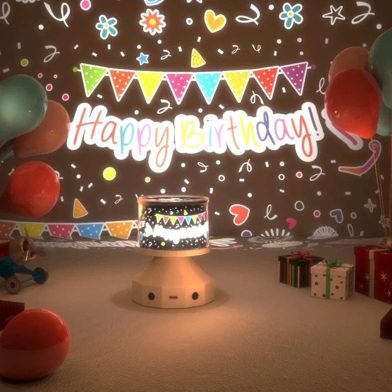 Proyector de 23 películas, luz de ambiente con altavoz BT, lámpara de proyección de cielo estrellado, luz nocturna de ambiente para decoración de la habitación del hogar, regalos para niños