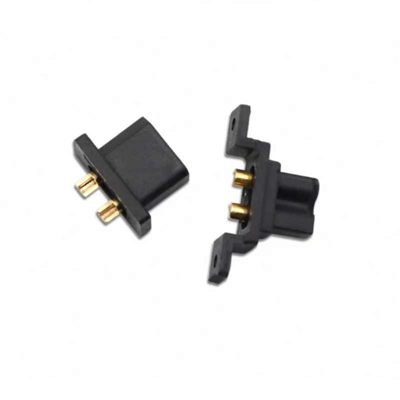 1PCS XT30G-M/F Male Female Panel Mount Connector 30A High Current Fixed Base XT30U Compatible Aviation Plug