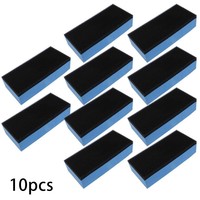 10pcs Car Ceramic Coating Sponge Glass Nano Wax Coat Applicator Polishing Pads Multifunctional Waxing Clean Spong Car Polishing