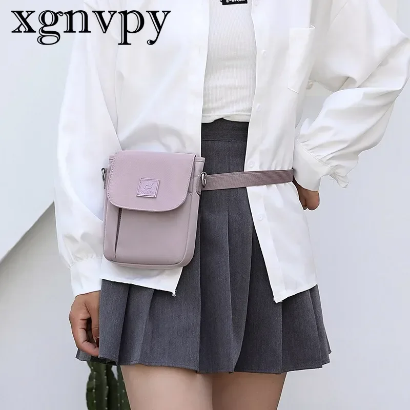 Xgnvpy-Sac à bandoulière tout-en-un pour femme, imperméable, nylon, colonne vertébrale, décontracté, téléphone, initié, nouveau