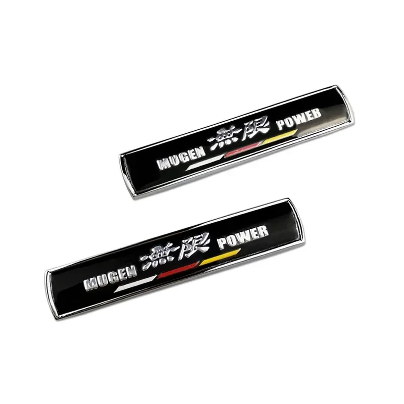 Car Side Fender Sticker For Honda Mugen Logo Insight Jazz Fit Accord City Civic Jade Elysion Crosstour Avancier Auto Accessories