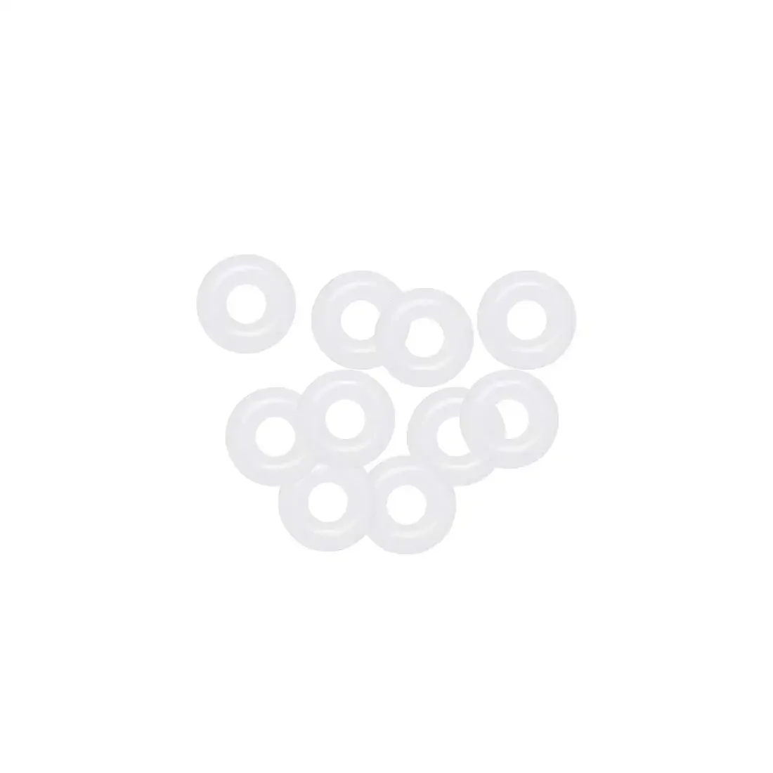 Uxcell Silicone O-Rings 4~9mm OD 1~6mm ID 1.5mm Width VMQ Seal Ring Gasket for Compressor Valves Pipe Repair White Pack of 10