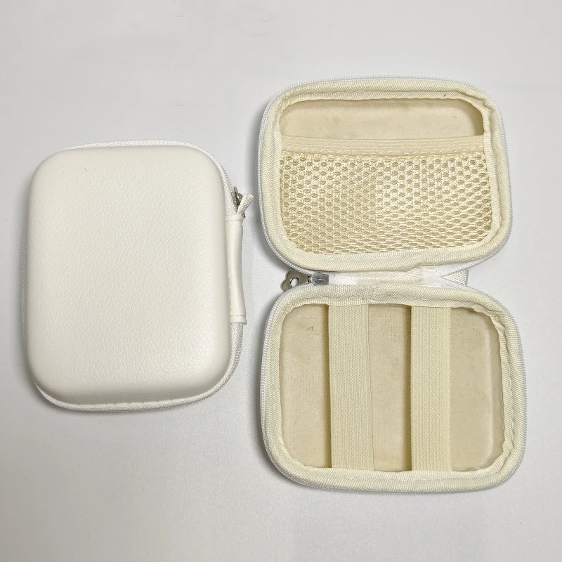 PU Leather Hard Shell Digital CCD Camera Case Small Travel Cameras Storage Holder Bag for SD Card Camera Accessories