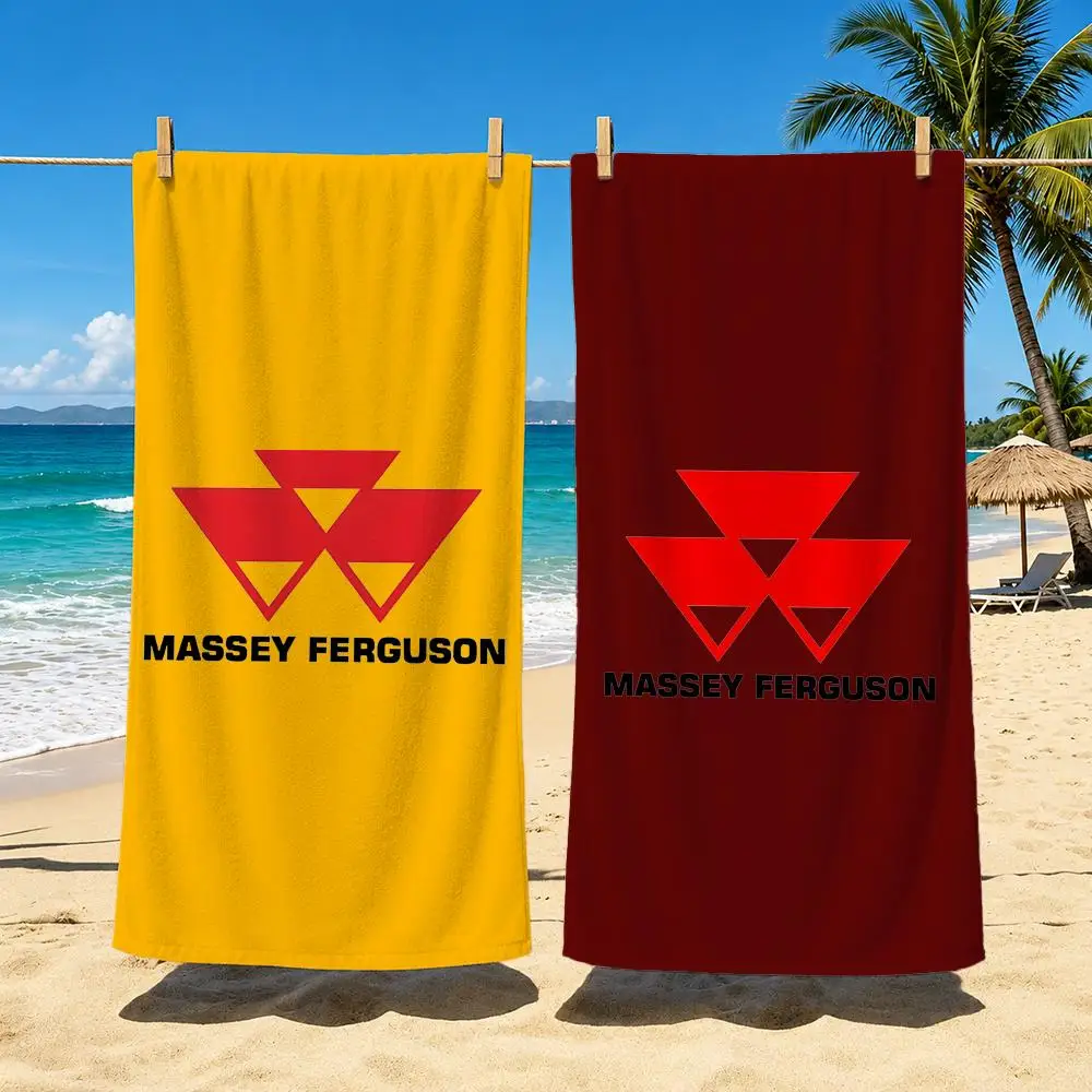 Vehicle Brand M-Massey Ferguson Towel Towel beach towel, quick drying absorbent bath towel for Swim,Gym,Camping,Outdoor hot