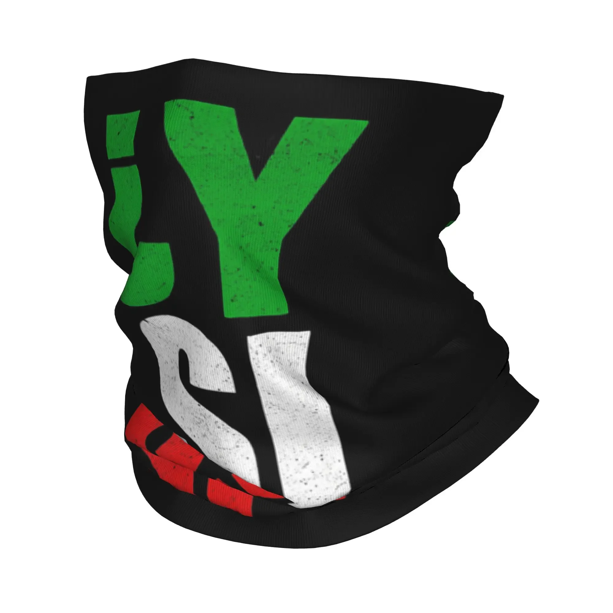 Nouveau cache-cou bandana imprimé avec citation optimiste en espagnol Y Si Si et drapeau du Mexique, utilisable comme cagoule, masque facial, écharpe et couvre-tête, pour le cyclisme, adulte, lavable
