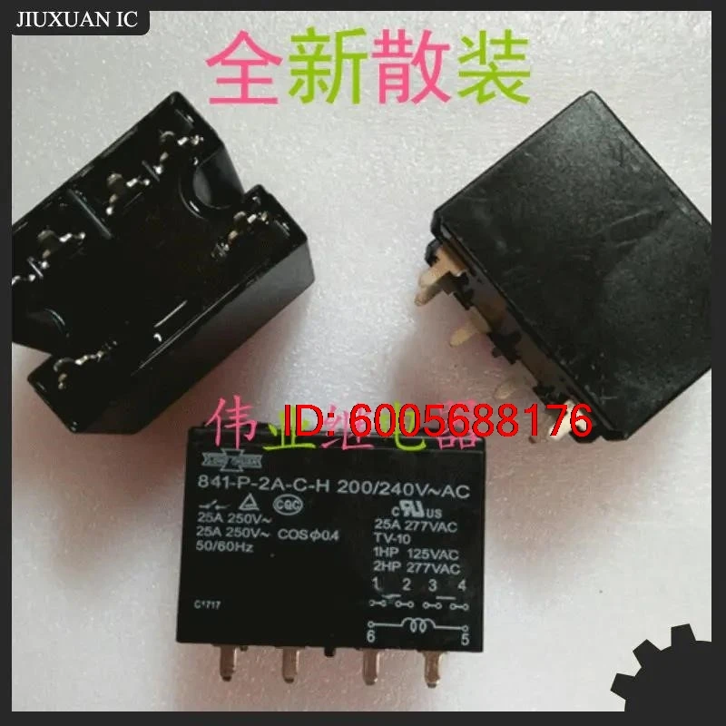 （Brand New）5pcs/lot 100% original genuine relay:841-P-2A-C-H 200/240VAC 6pins SONG CHUAN Relay