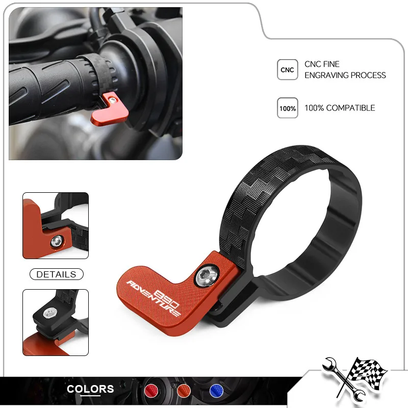 

ADVENTURE Motorcycle Throttle handlebar Control Cruise Throttle Clip For 790adventure 890adventure 390adventure handle Clip