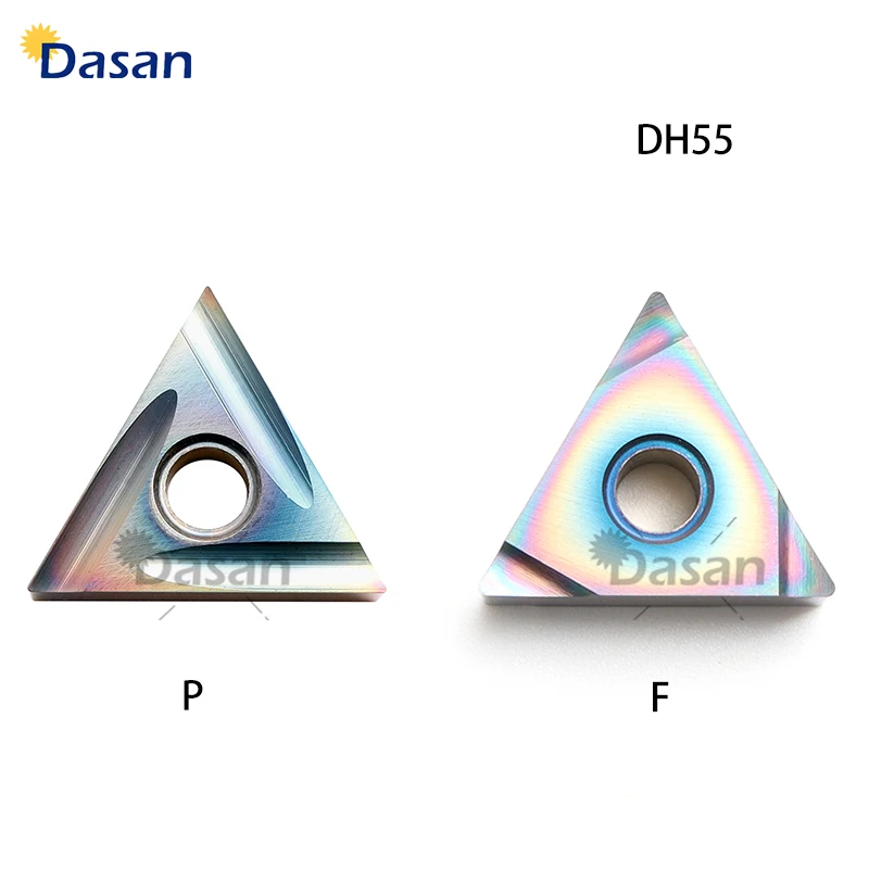10pcs TNGG160402 TNGG160404 DH55 Roughing Grooving Carbide InsertsTurning Blade TNGG R/L CNC Lathe Metal Cutting Tool