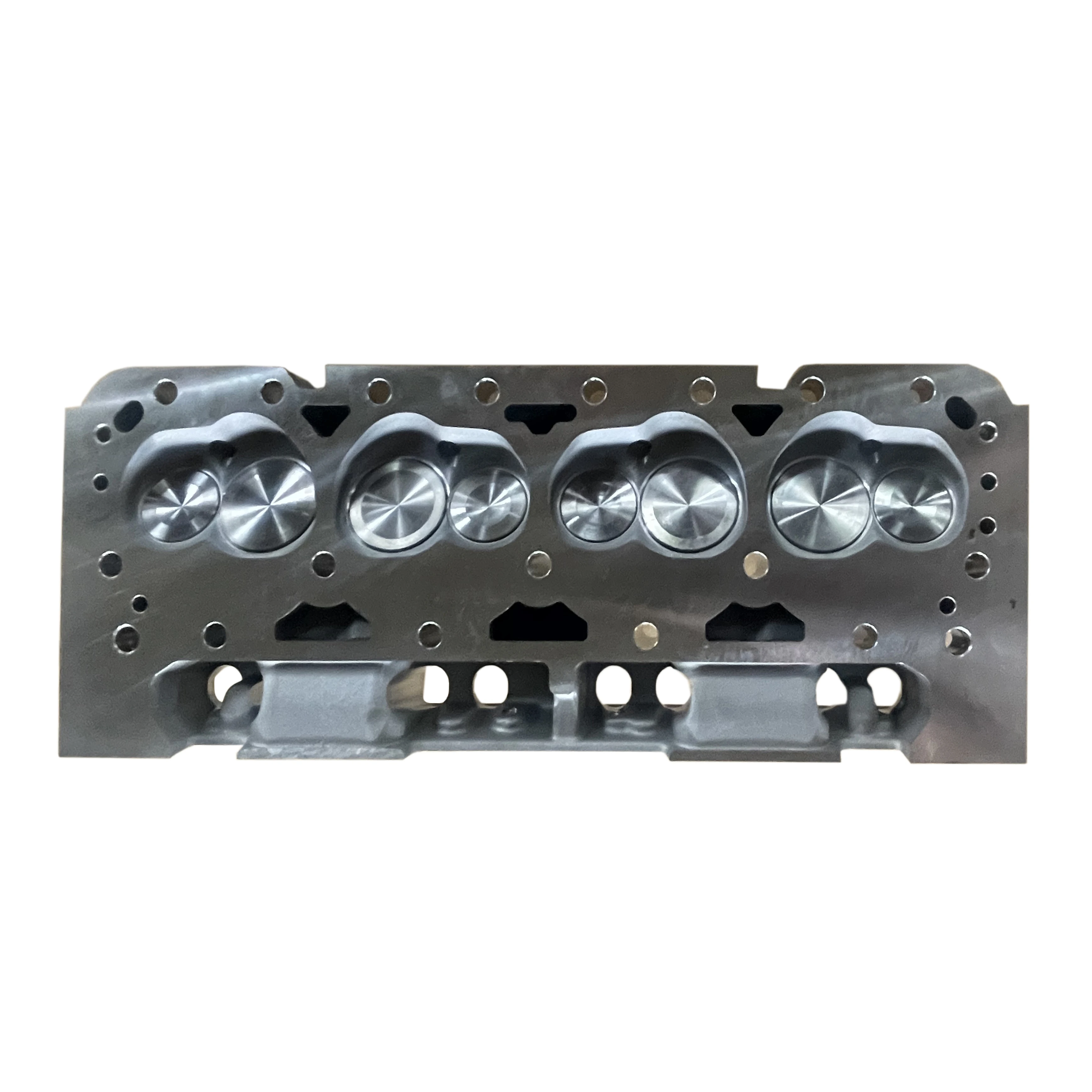 Sold in Pair as 2 Pcs High Quality SBC 350 GM350 Aluminum Complete Cylinder Heads for Chevy 350 5.7L V8 Small Block